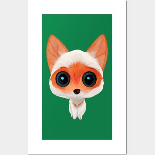 Adorable Little Fox Posters and Art